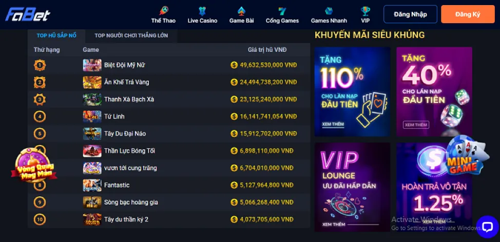 Game Săn Rồng Vàng tại 79win bet