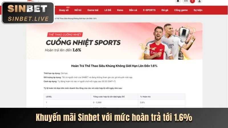 Chương trình hoàn trả tiền cược 79win bet